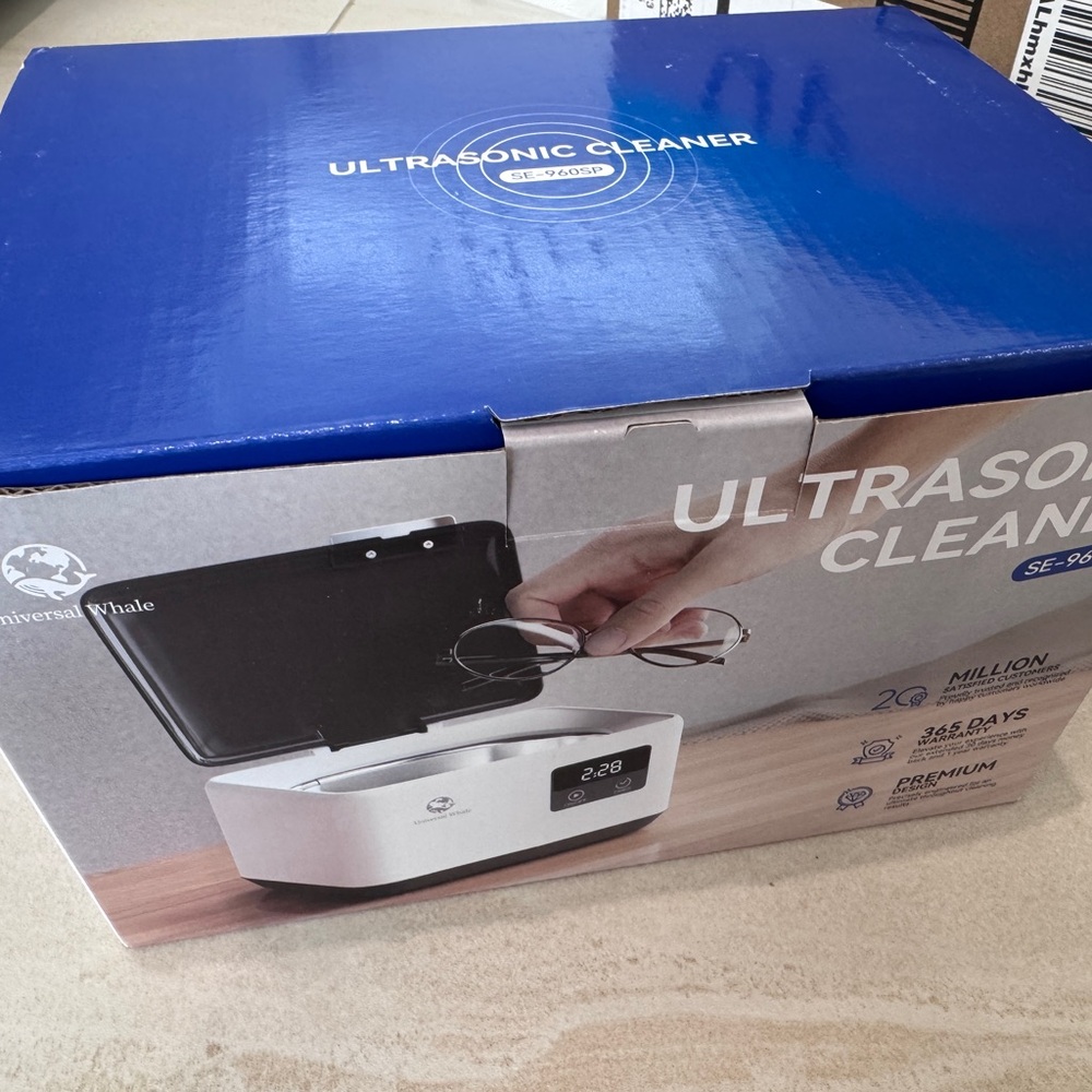 Ultrasonic Jewelry Glasses Cleaner